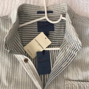 Lucky Brand True Indigo Long Sleeve Shirt Large